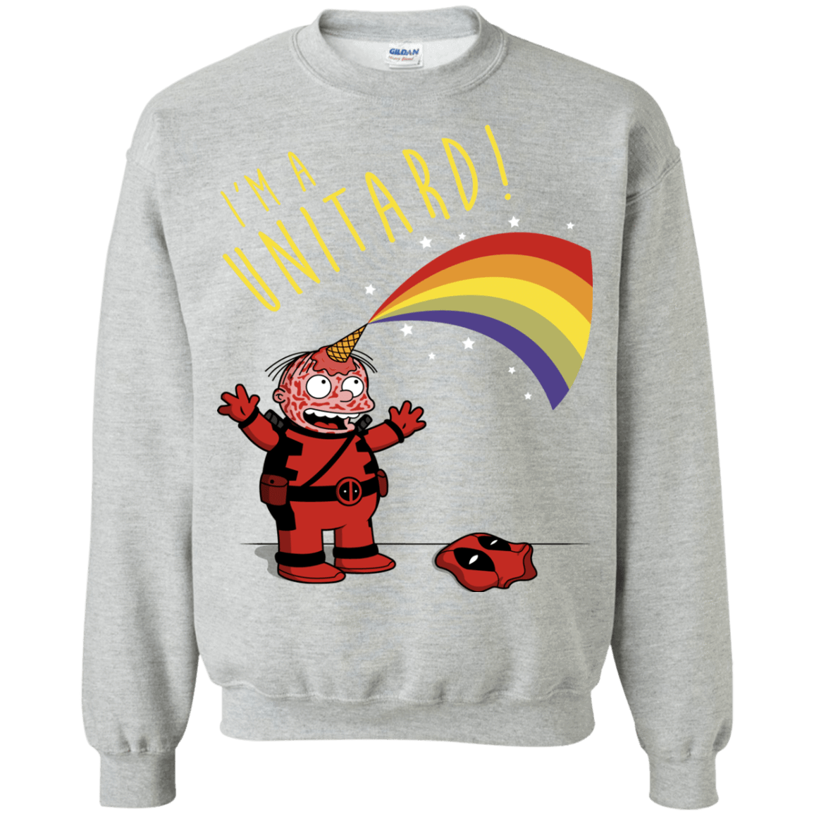 Sweatshirts Sport Grey / S unitard-Raffiti Crewneck Sweatshirt