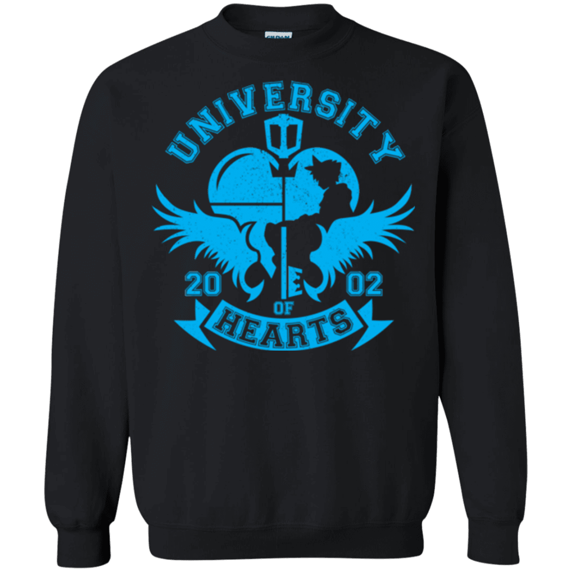 Sweatshirts Black / Small University of Hearts Crewneck Sweatshirt