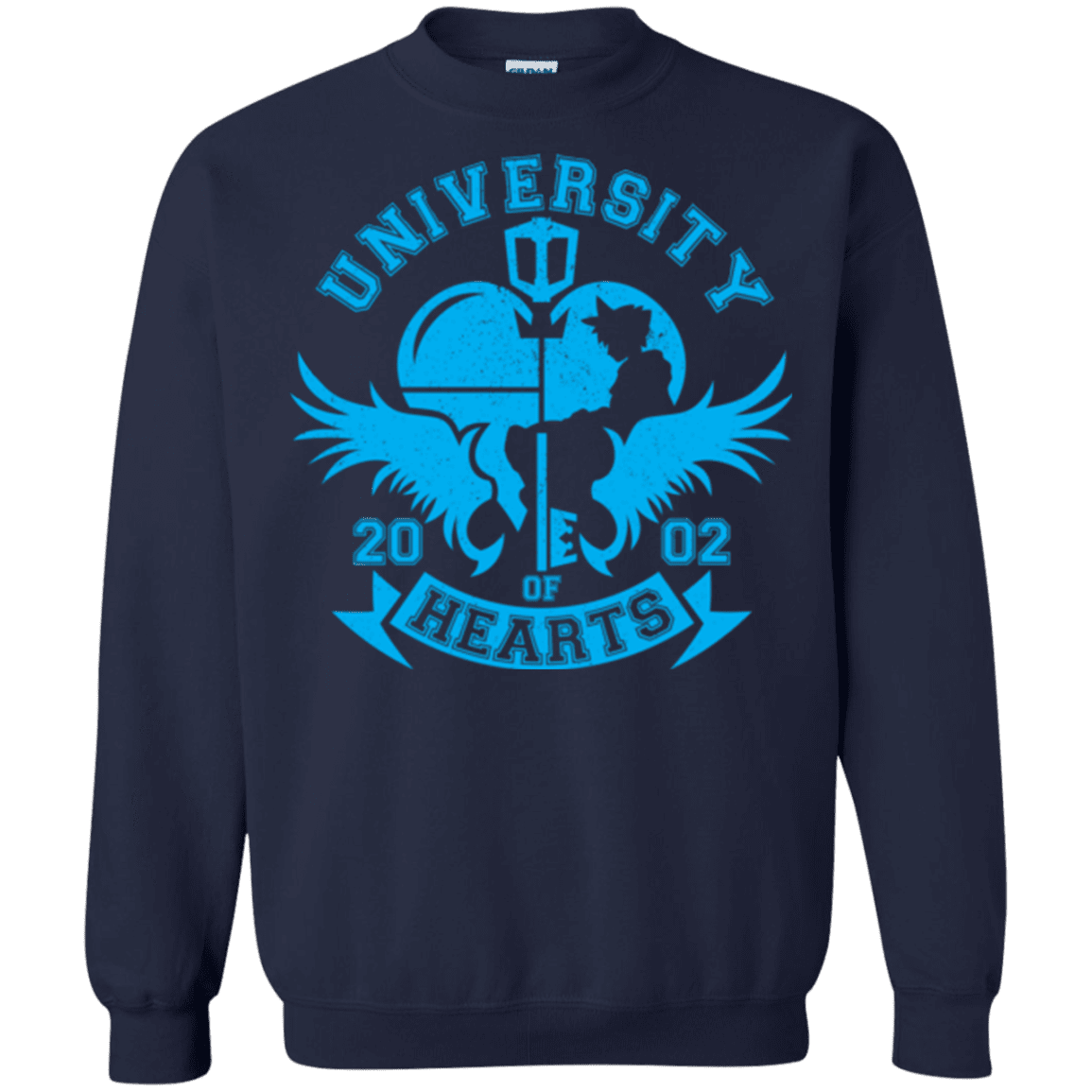 Sweatshirts Navy / Small University of Hearts Crewneck Sweatshirt