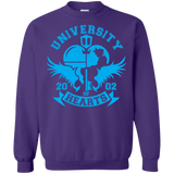 Sweatshirts Purple / Small University of Hearts Crewneck Sweatshirt