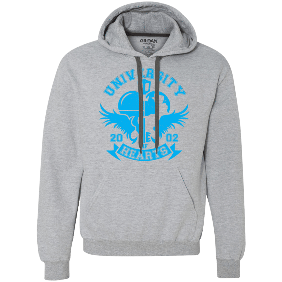 Sweatshirts Sport Grey / Small University of Hearts Premium Fleece Hoodie