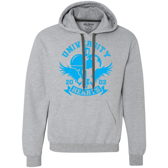 Sweatshirts Sport Grey / Small University of Hearts Premium Fleece Hoodie