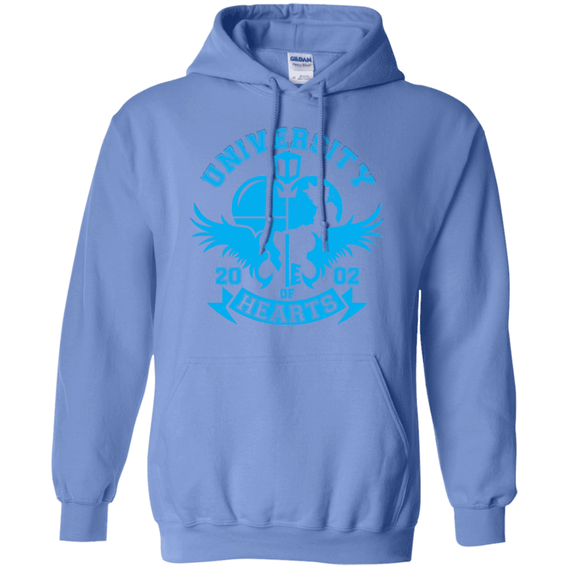Sweatshirts Carolina Blue / Small University of Hearts Pullover Hoodie