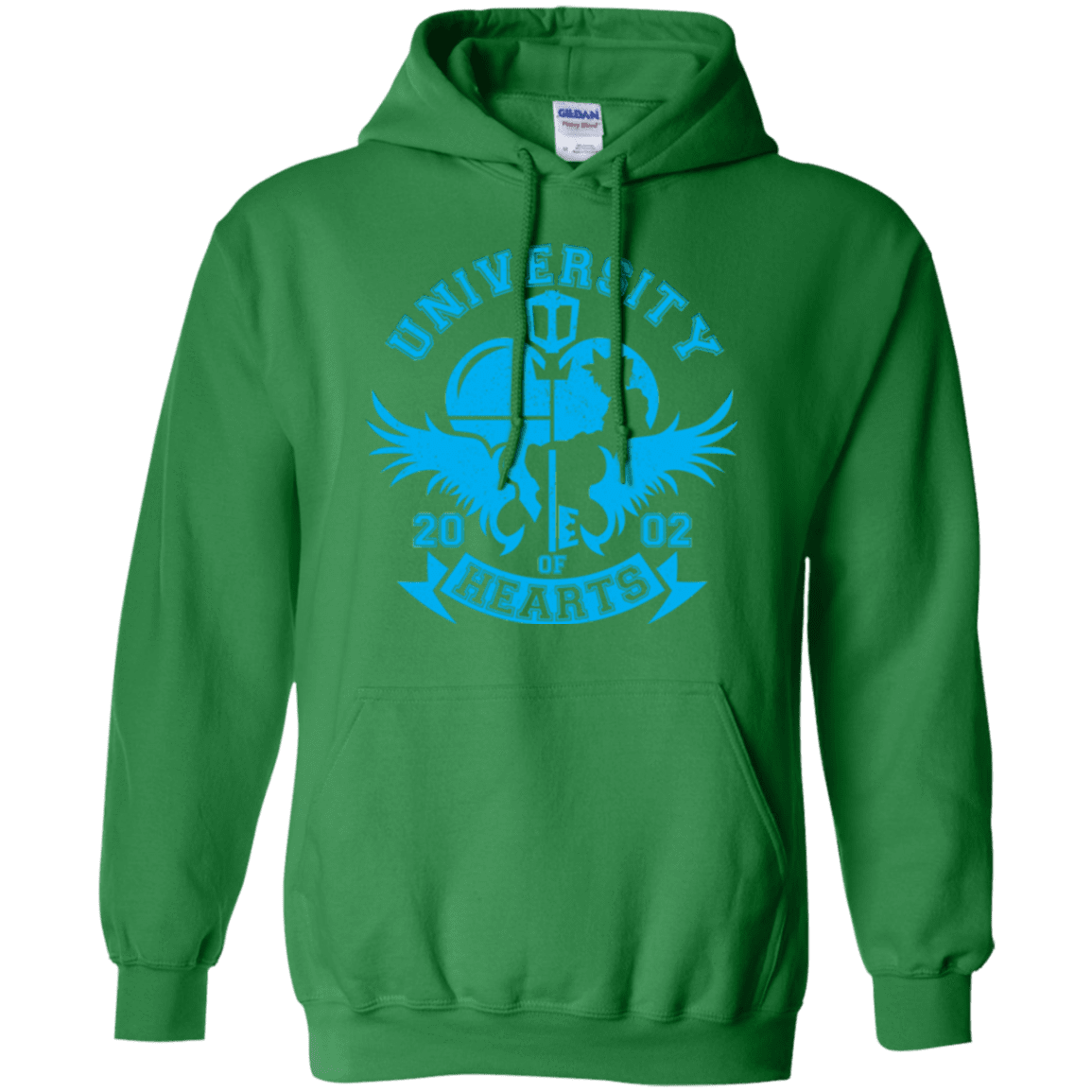Sweatshirts Irish Green / Small University of Hearts Pullover Hoodie