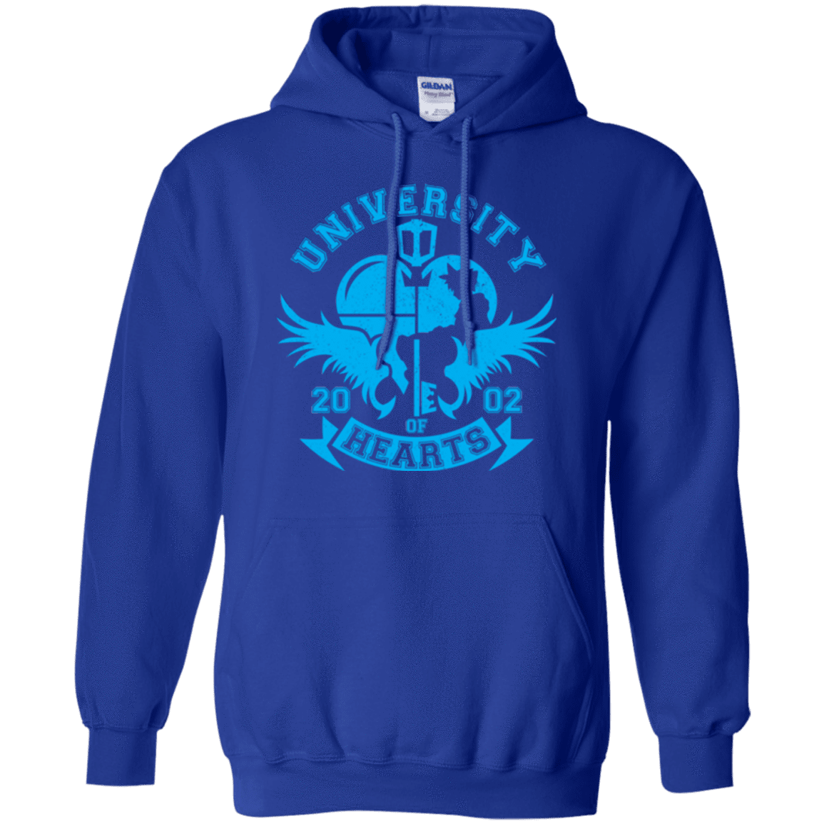 Sweatshirts Royal / Small University of Hearts Pullover Hoodie