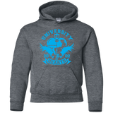 Sweatshirts Dark Heather / YS University of Hearts Youth Hoodie