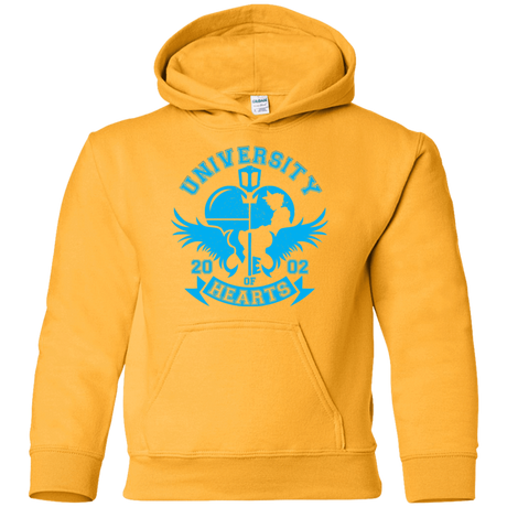 Sweatshirts Gold / YS University of Hearts Youth Hoodie
