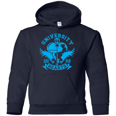 Sweatshirts Navy / YS University of Hearts Youth Hoodie
