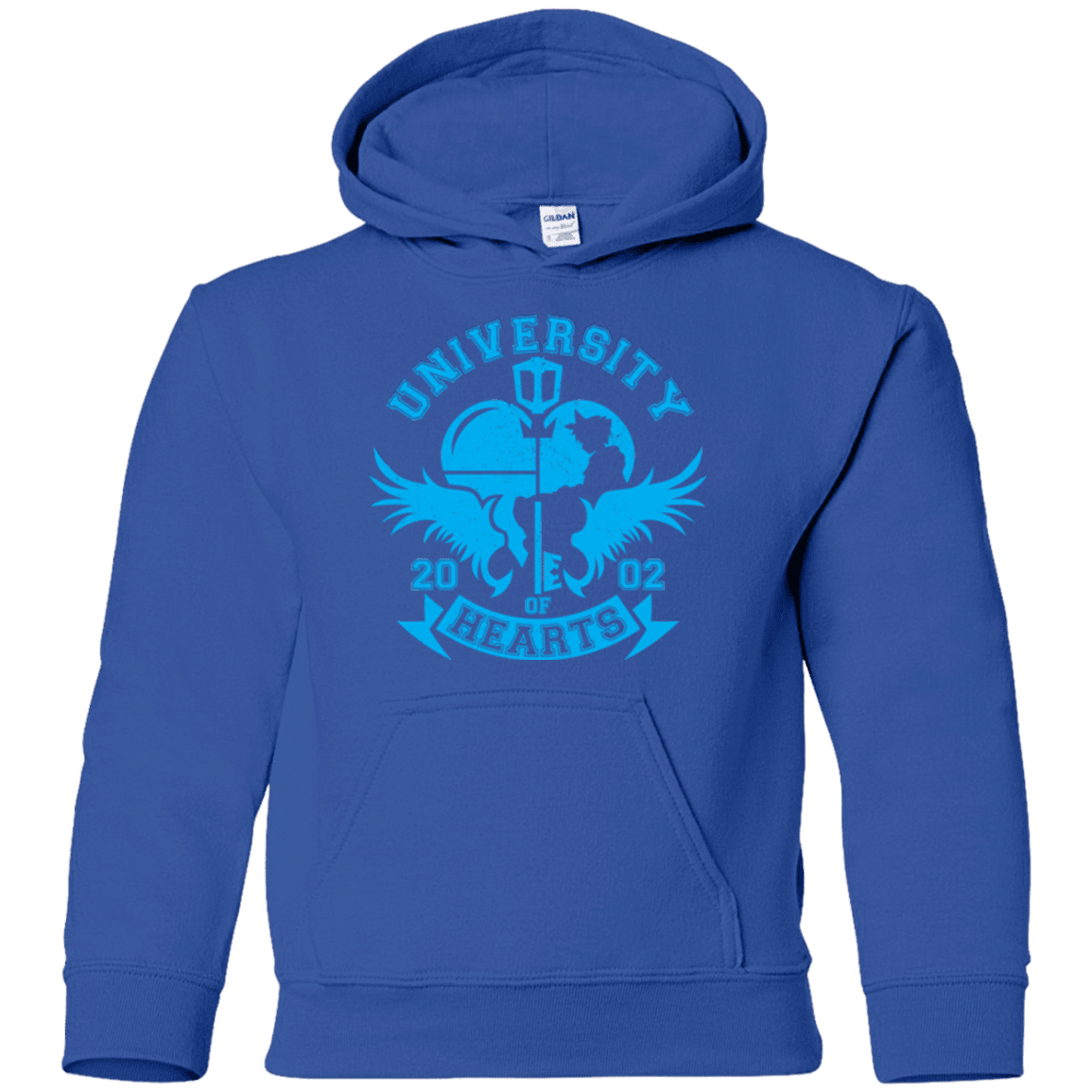 Sweatshirts Royal / YS University of Hearts Youth Hoodie