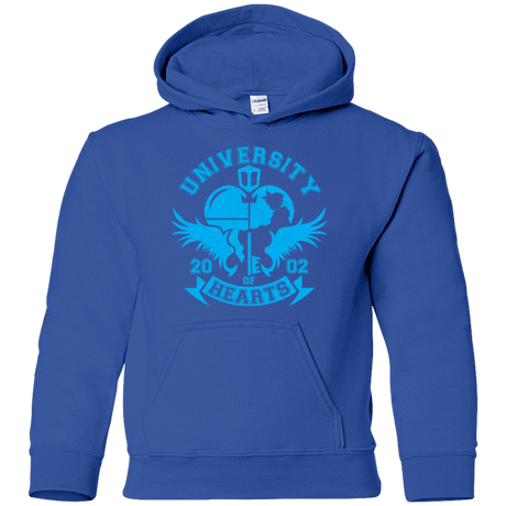 Sweatshirts Royal / YS University of Hearts Youth Hoodie