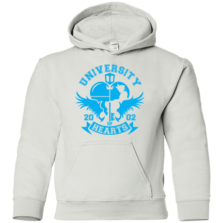 Sweatshirts White / YS University of Hearts Youth Hoodie