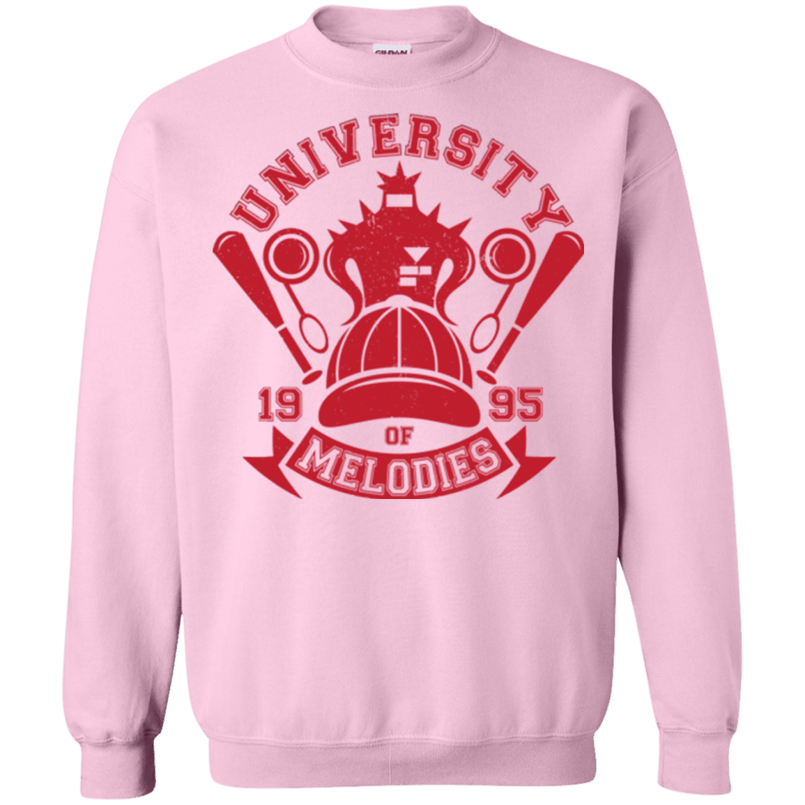 Sweatshirts Light Pink / Small University of Melodies Crewneck Sweatshirt