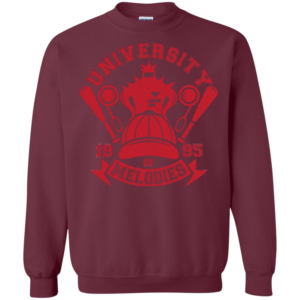 Sweatshirts Maroon / Small University of Melodies Crewneck Sweatshirt