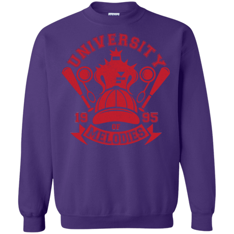 Sweatshirts Purple / Small University of Melodies Crewneck Sweatshirt