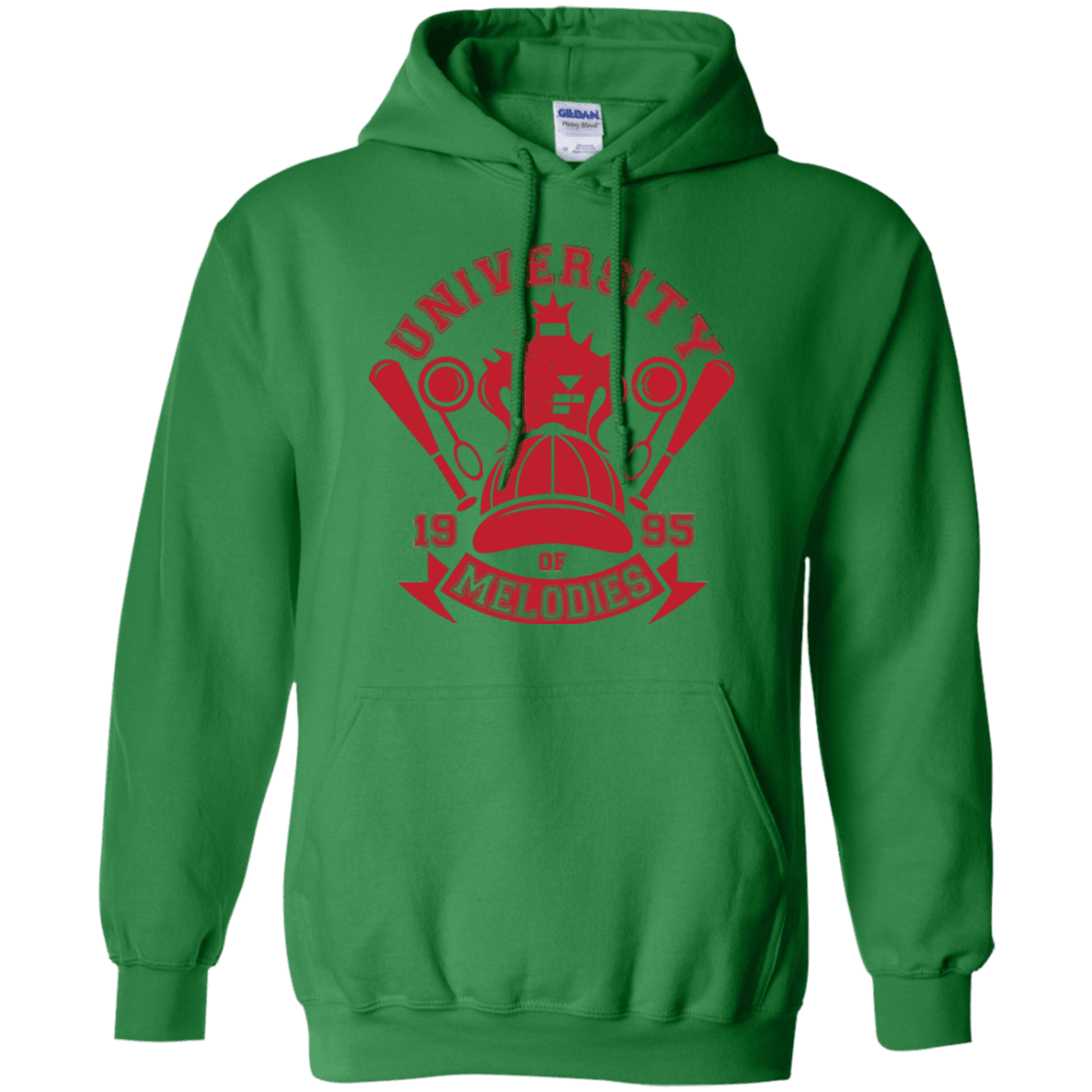 Sweatshirts Irish Green / Small University of Melodies Pullover Hoodie