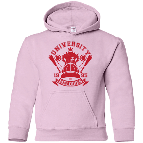 Sweatshirts Light Pink / YS University of Melodies Youth Hoodie