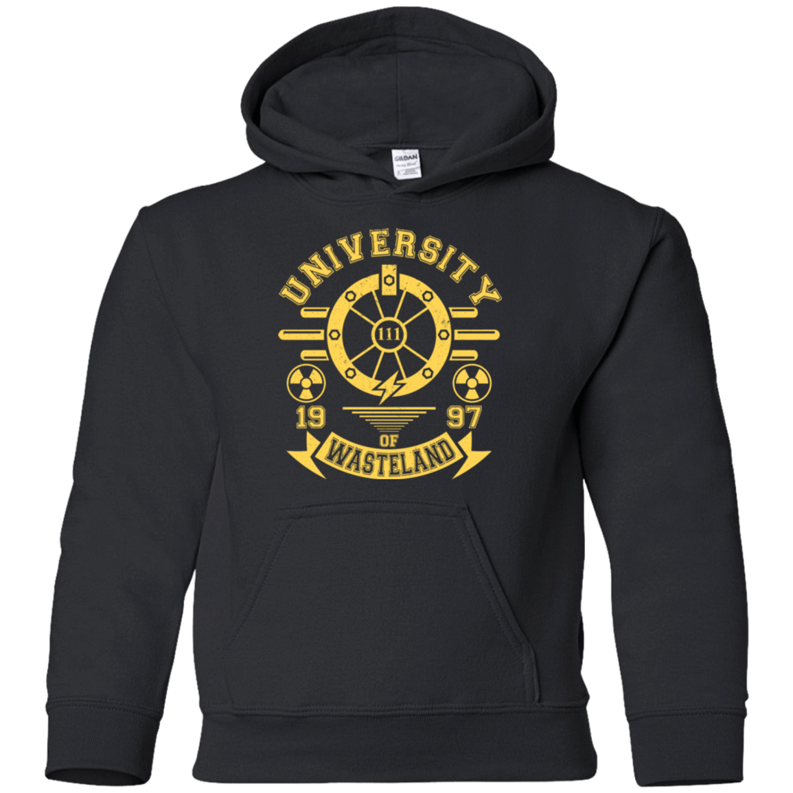 Sweatshirts Black / YS University of Wasteland Youth Hoodie