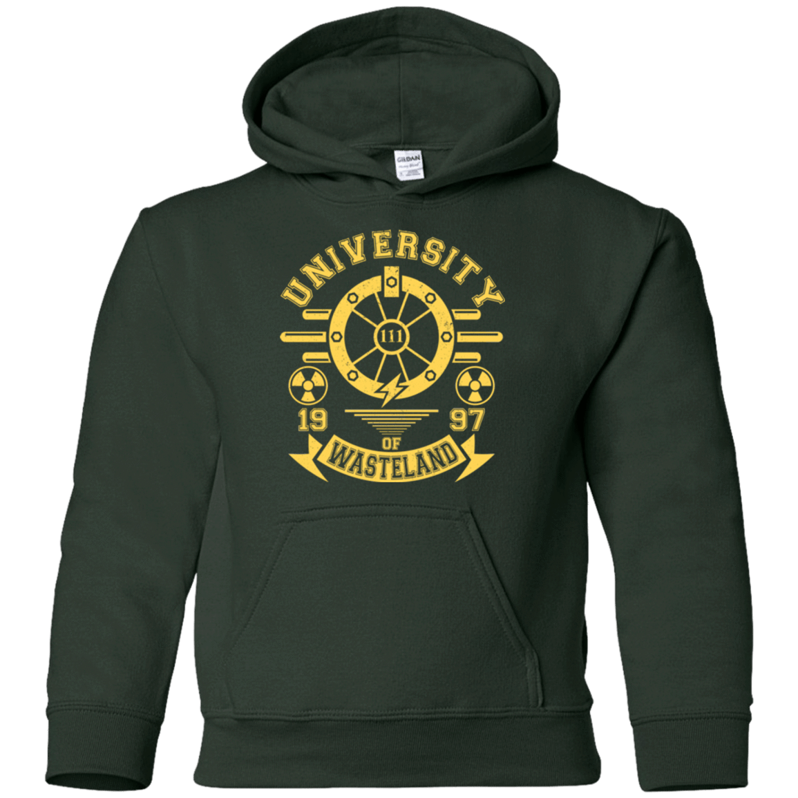 Sweatshirts Forest Green / YS University of Wasteland Youth Hoodie