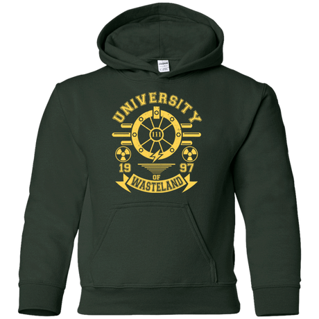 Sweatshirts Forest Green / YS University of Wasteland Youth Hoodie