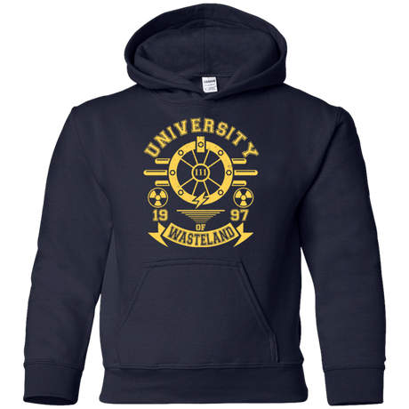 Sweatshirts Navy / YS University of Wasteland Youth Hoodie