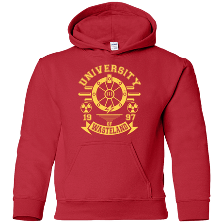 Sweatshirts Red / YS University of Wasteland Youth Hoodie