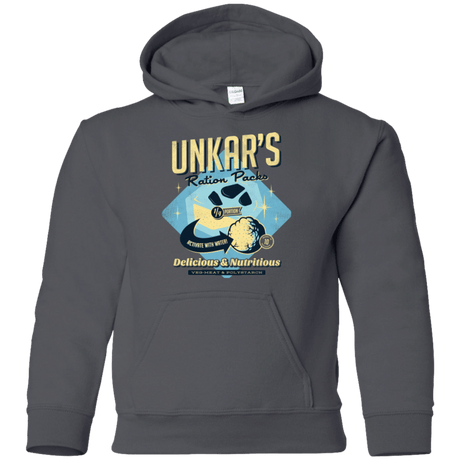 Sweatshirts Charcoal / YS Unkars Ration Packs Youth Hoodie