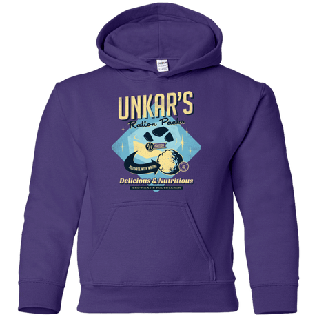 Sweatshirts Purple / YS Unkars Ration Packs Youth Hoodie