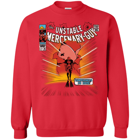 Sweatshirts Red / Small Unstable Crewneck Sweatshirt