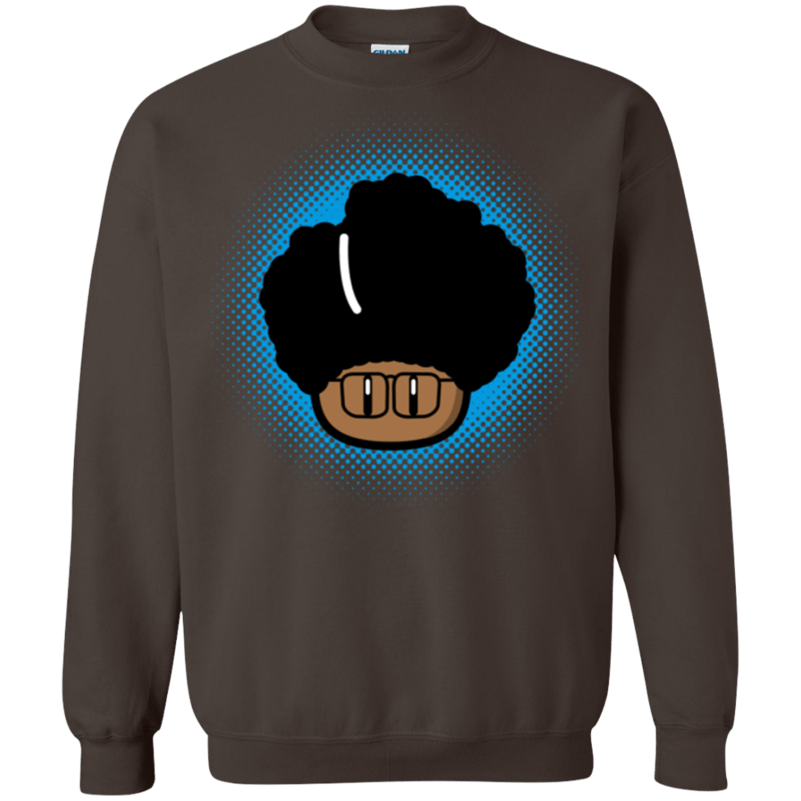 Sweatshirts Dark Chocolate / Small Up Moss Crewneck Sweatshirt