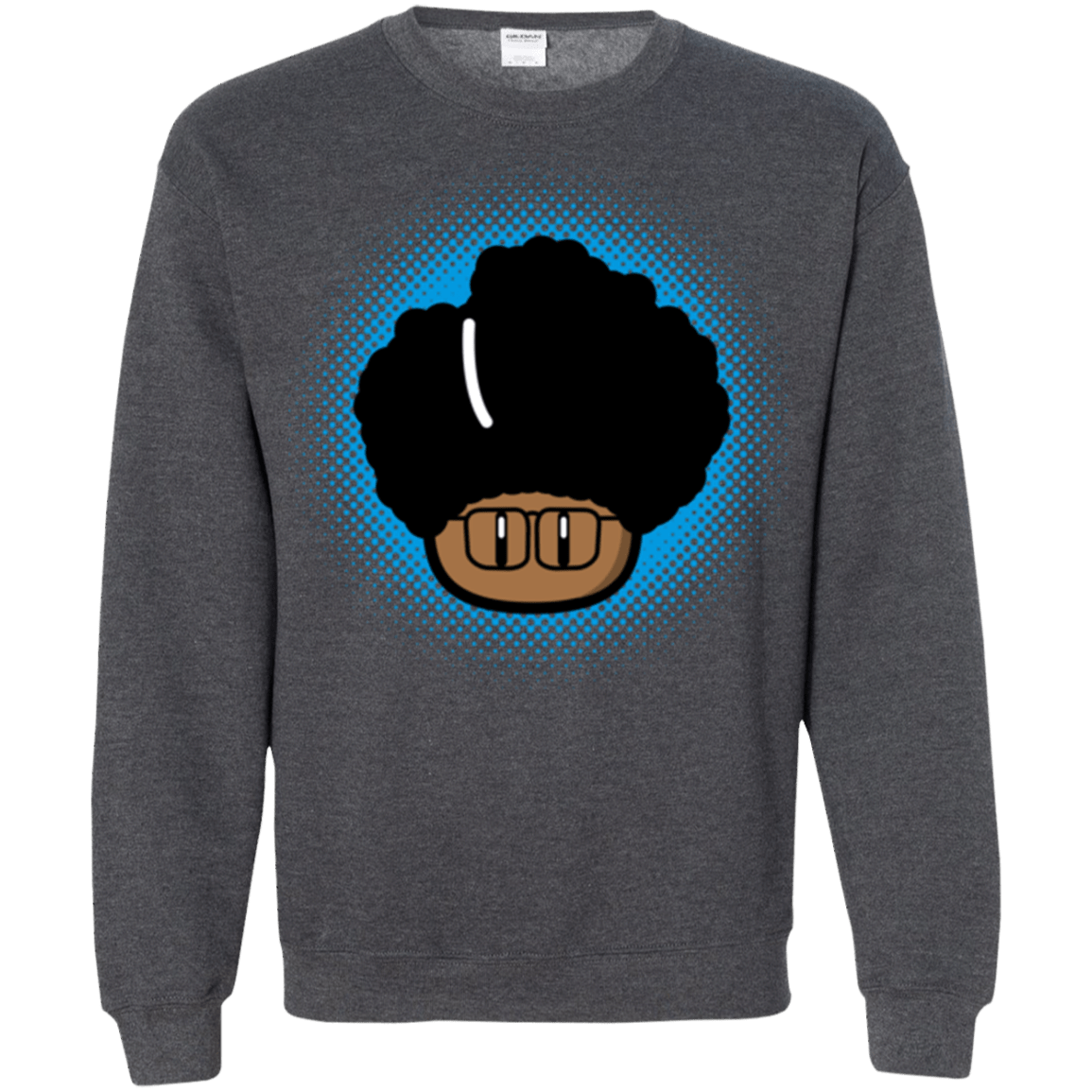Sweatshirts Dark Heather / Small Up Moss Crewneck Sweatshirt