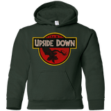 Sweatshirts Forest Green / YS Upside Down Youth Hoodie