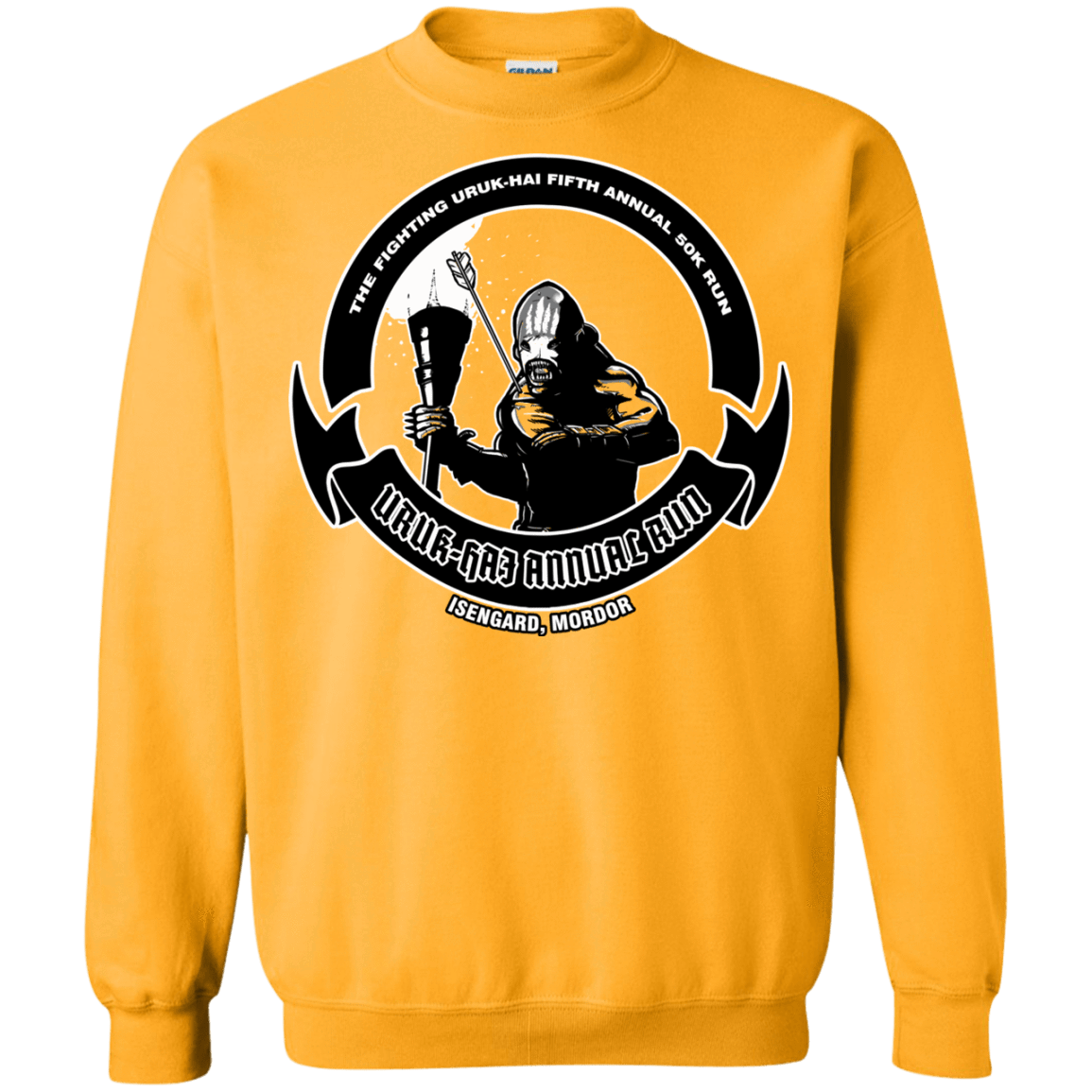 Sweatshirts Gold / S Uruk Hai Annual Run Crewneck Sweatshirt