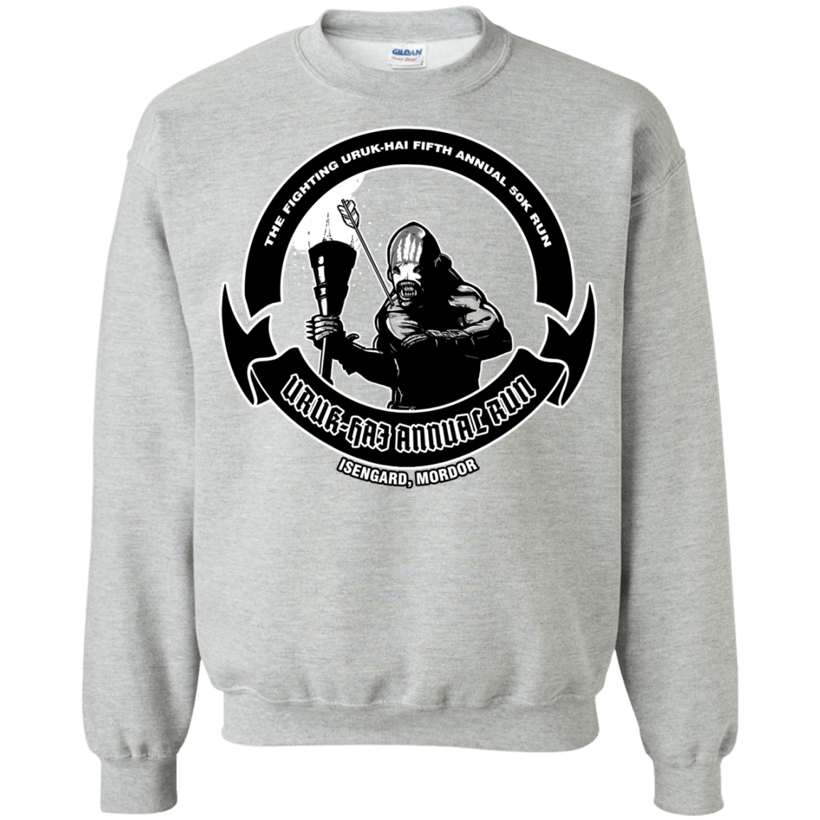 Sweatshirts Sport Grey / S Uruk Hai Annual Run Crewneck Sweatshirt
