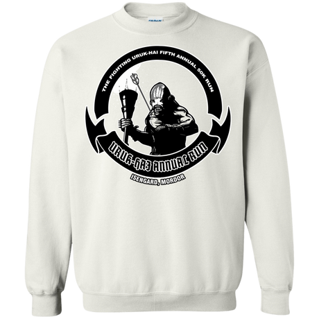 Sweatshirts White / S Uruk Hai Annual Run Crewneck Sweatshirt