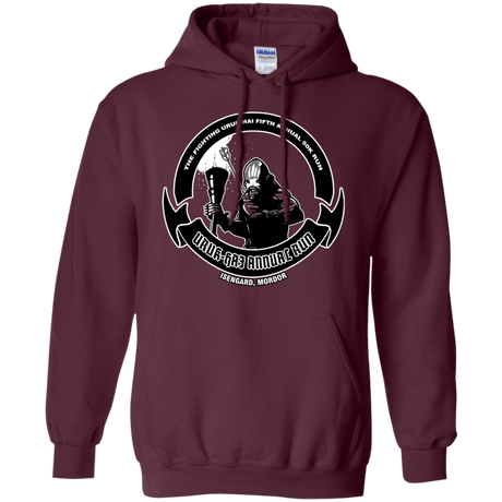 Sweatshirts Maroon / S Uruk Hai Annual Run Pullover Hoodie