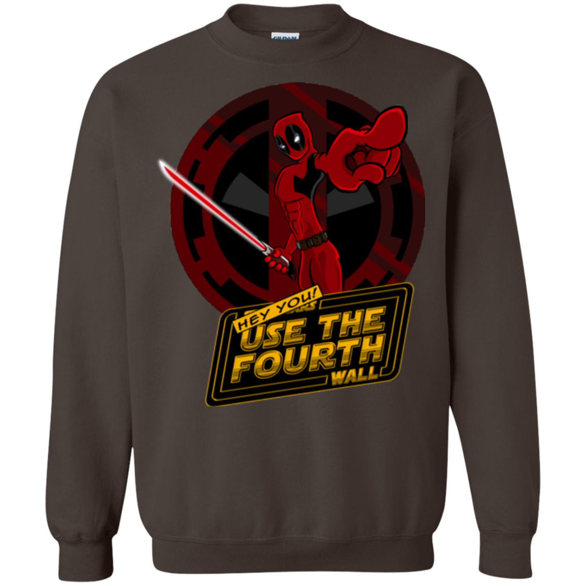 Sweatshirts Dark Chocolate / Small Use The Fourth Wall Crewneck Sweatshirt