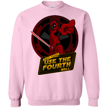 Sweatshirts Light Pink / Small Use The Fourth Wall Crewneck Sweatshirt