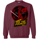 Sweatshirts Maroon / Small Use The Fourth Wall Crewneck Sweatshirt
