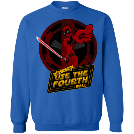 Sweatshirts Royal / Small Use The Fourth Wall Crewneck Sweatshirt