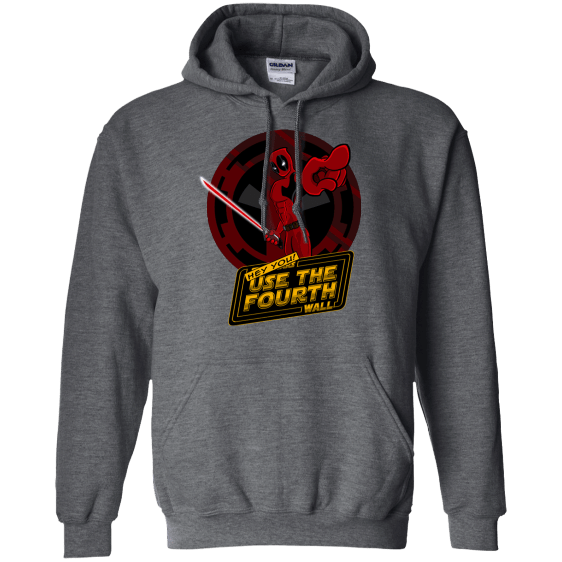 Sweatshirts Dark Heather / Small Use The Fourth Wall Pullover Hoodie