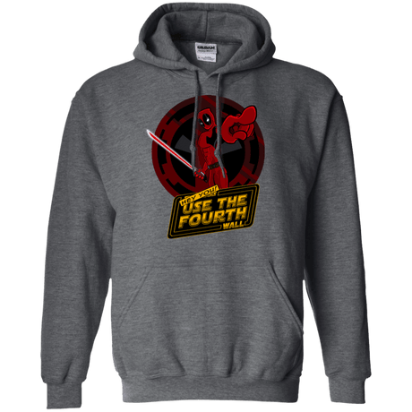 Sweatshirts Dark Heather / Small Use The Fourth Wall Pullover Hoodie