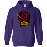 Sweatshirts Purple / Small Use The Fourth Wall Pullover Hoodie