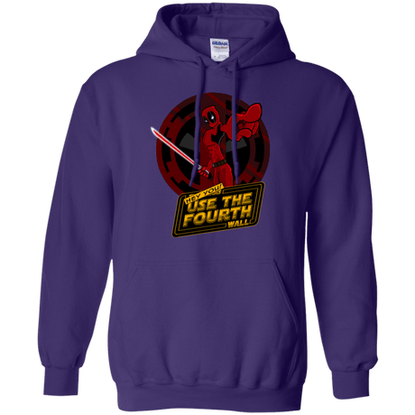 Sweatshirts Purple / Small Use The Fourth Wall Pullover Hoodie