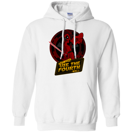 Sweatshirts White / Small Use The Fourth Wall Pullover Hoodie