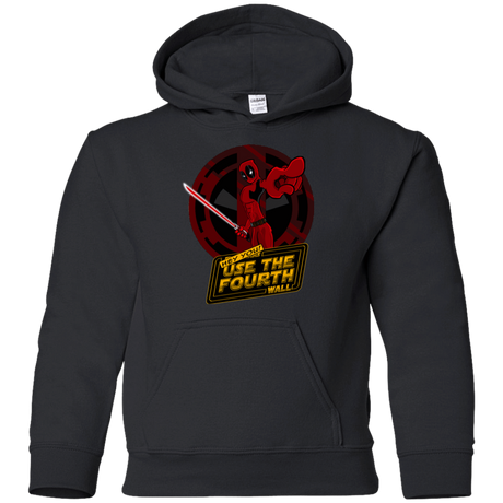 Sweatshirts Black / YS Use The Fourth Wall Youth Hoodie