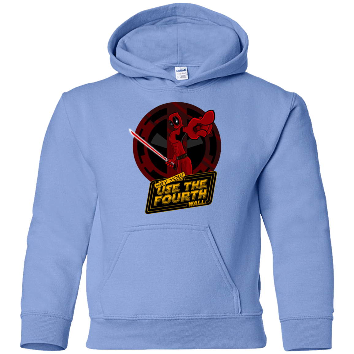 Sweatshirts Carolina Blue / YS Use The Fourth Wall Youth Hoodie