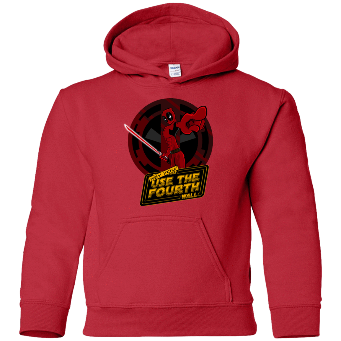 Sweatshirts Red / YS Use The Fourth Wall Youth Hoodie