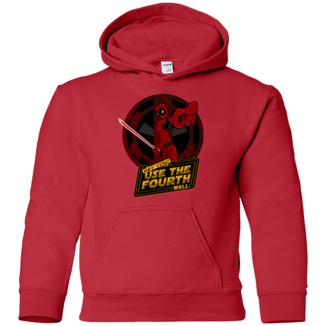 Sweatshirts Red / YS Use The Fourth Wall Youth Hoodie