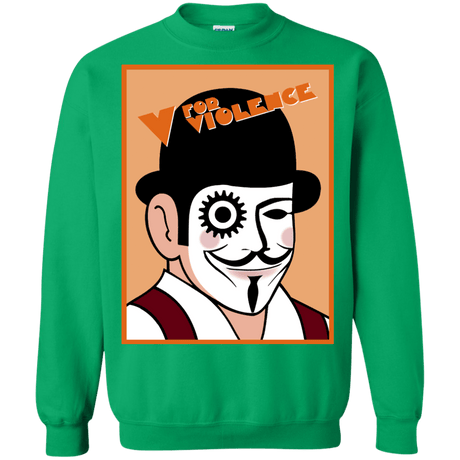 Sweatshirts Irish Green / Small V for Violence Crewneck Sweatshirt