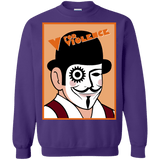 Sweatshirts Purple / Small V for Violence Crewneck Sweatshirt